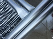 OD 32 round pipes temp site fencing for sale 1800mm x 2400mm hot dipped galvanized temp fencing china supplier