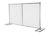 Height  6 foot  x  Width 12 foot chain link temporary mesh fence 57mm x 57mm mesh x 3.00mm