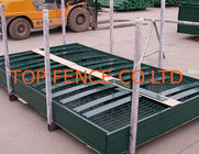 8ft x 12ft canada standard pvc coated ISO certificated high quality temporary fence mesh temporary fence