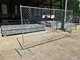 Temporary Chain Wire Fence 57mm x 57mm chain mesh 6foot x 12 foot with steel pipe block foot