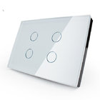 toughened glass panel smart electrical switches for remote control the lamps