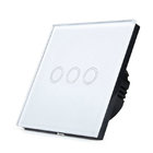 1/2/3 Gang Wireless Remote Control Light Switch,EU Standard wall touch switch 220v, glass touch switch