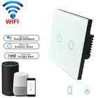 Wifi Light Switch For Mobile APP Remote Control touch switch white 1 Gang EU Standard