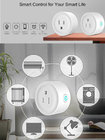 Smart Socket US Wifi Plug with Surge Protector, Voice Control Smart outlet Work with Alexa Google Home Tuya APP