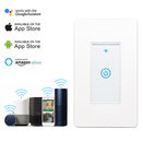 Smart Wifi Switch US 1/2/3 Gang Touch Panel Wireless Remote Control Light Switch Compatible Alexa Google Home Tuya APP