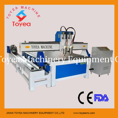 High efficiency cnc router machine for round shape &amp; flat board  TYE-1530-2T