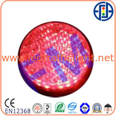 China 120mm Cobweb Lens Red LED Traffic Signal Module supplier