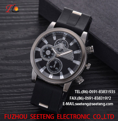 China wholesale Silicone watch  with alloycase and custom logo  Men's watch movement watch Suitable for climbing concise style supplier