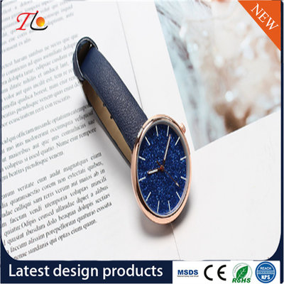 China Wholesale Customization PU Watch Alloy Case Quartz Watch Fashion Watch Colorful Leather Band Shining Diamond Lady Watch supplier