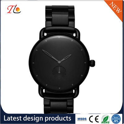 China PU Leather Fashion Men Wrist Watch Quartz Watch PU Strap Circular Dial Fashion Watch supplier