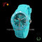 One of the most popular quartz silicone watches color customized  for promotion supplier