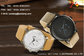 A simple and fashion style sprots watches men watches with PU leather band. supplier