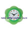 flower shap desk alarm clock with colorful material and lovely customized dial for children supplier