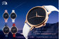 Simple and clean starry sky dial golden alloy case ladies watch with colorful pu leather strap supplier
