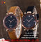 wholesale Pu watch round dial alloy case  quartz watch fashion watch concise style Multicolor strap supplier