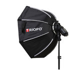 TRIOPO 120cm portable octagon umbrella softbox with speedlite adapter