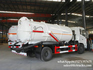 King Run vacuum tanker truck- 8000L- 10000L septik tank truckCesspool Emptying Truck EURO 4/5 App:8615271357675