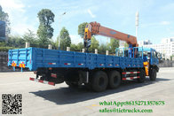 Custermizing 8x4 116 ton truck mounted crane SQ16S5 400 Kn.m at 2.5 m crane truck high quality on sale App:8615271357675