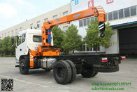 Custermizing  4x2 5 ton truck crane 125 Kn.m crane truck model No SQ5S3 new condtion 5 ton truck  sale App:8615271357675