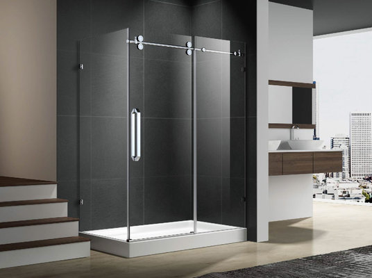 China Hinge open zhejiang shower enclosure with stainless steel 304 accessories 6mm temper glass supplier
