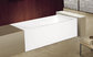 cUPC skirted acrylic cheap bathtub 3 sides tile flange 4mm pure acrylic sheet supplier
