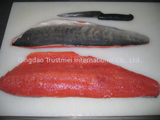 Frozen sockeye salmon fillets skin-on PBO