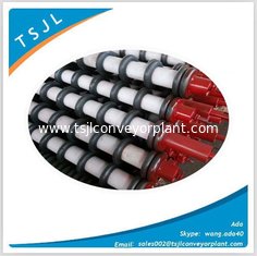 Belt conveyor sleeve/comb roller