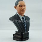 High quality resin head sculpture famous person bust figurines in different size