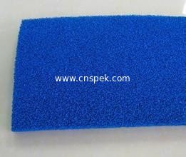 China 10mm thickness Iron table silicone foam sponge  sheet high temperature silicone sponge hot sale supplier