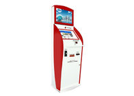 Healthcare / Hotel Lcd Dual Screen Kiosk Free Standing for Transaction