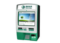 Electricity, Water, Gas Bill Payment Wall Mounted Kiosk / Kiosks For Coin Hopper
