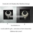 Silver Nacklace 3D Shadow Box UA5748 Wall Art Decoration