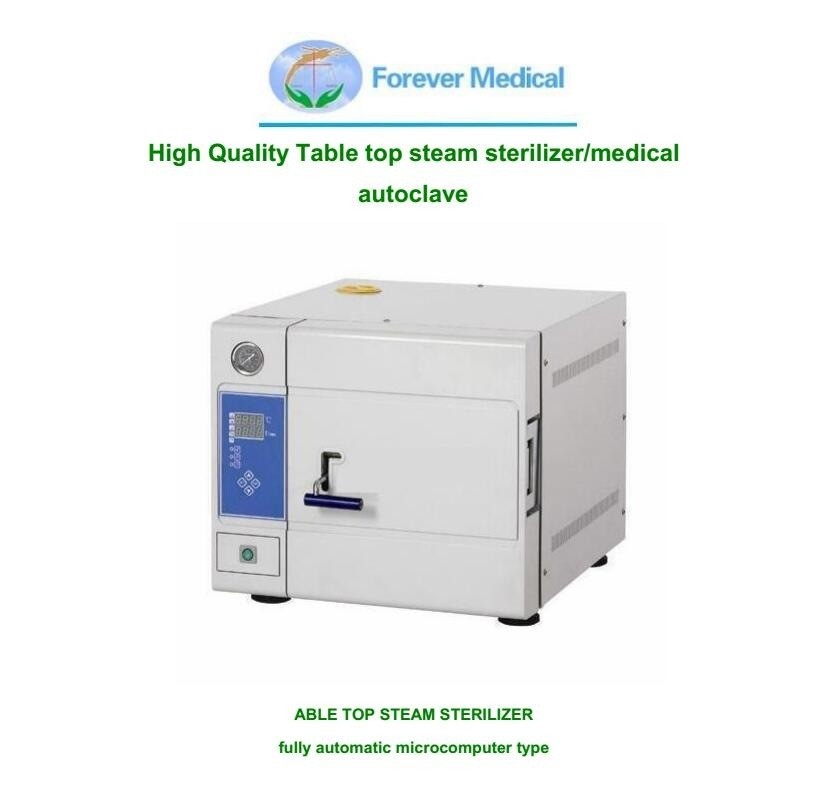 High Quality Table Top Steam Sterilizer/Medical Autoclave