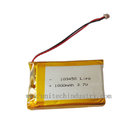 CE ROHS Rechargeable lithium polymer battery 103450 3.7V 1800mAh lipo batteries