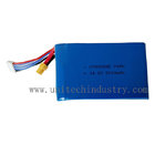 High rate Drone RC li-polymer battery pack 10C continues discharge UT895585 5000mAh 14.8V