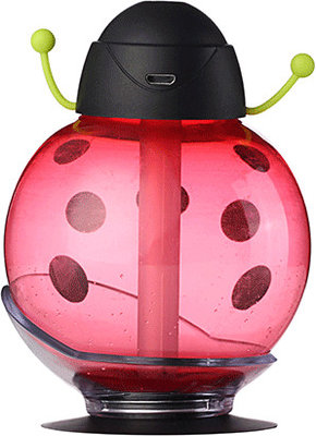 Beetle USB Ultrasonic Aroma Essential Oil Diffuser Air Mist Humidifier Aromatherapy with LED Night Light
