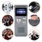 Digital Audio Voice Recorder, 16GB Multifunctional Dictaphone / MP3 Player with Built-In Speaker / Dual Microphone