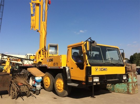 Import From China Used Crane QY70K , 70 Ton Truck Crane With Big Front Cabin