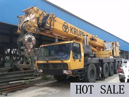 Krupp Used All Terrain Crane 100 Ton KMP1100 For Sale , Original From Germany