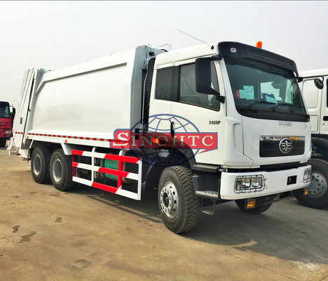 China 20 Tons Garbage Compactor Truck 6x4 Right Hand Driving 18 - 20m3 Volume supplier