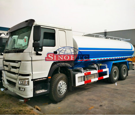 China HOWO 6x4 Water Bowser Truck , 10 Wheels 20000 Liters Water Container Truck supplier