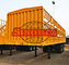 Tri Axle Container Semi Trailer 50 Tons Bulk Stake Livestock Semi Trailers supplier