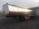 Edible Oil Aluminium Tanker Trailer 50 000 Liters Volume 24000kg Axle Load supplier