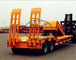 40 T 2 Axle Low Bed Semi Trailer High Strength Steel Material 8 Pcs Tyre supplier