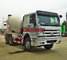 6x4 Concrete Transport Truck HW76 With A / C Cabin 10m3 Drum Volume supplier