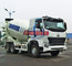 6x4 Cement Mixer Truck , 12m3 Drum Mix Concrete Truck HOWO76 / HOWOA7 Cabin supplier