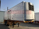 Double Alxe Refrigerated Semi Trailer , 40FT Refrigerated Enclosed Cargo Trailers supplier