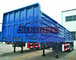 Flatbed Side Wall Container Semi Trailer 40 Ton Payload Capacity Three Axle supplier