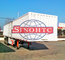 14m Tri Axle Heavy Duty Semi Trailers , Bulk Cargo Dry Van Semi Trailer supplier