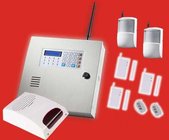 Home GSM quad band Alarm Systems with siren, smoke detector, door sensor, infrared sensor, keypad retail &amp; wholesale security